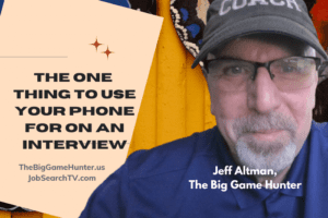 The One Thing to Use Your Phone For on an Interview | JobSearchTV.com
