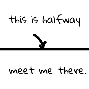 halfway