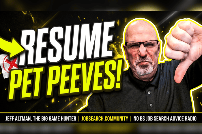 Resume Pet Peeves Resume Pet Peeves