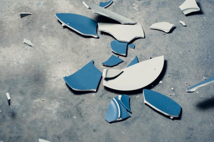 broken