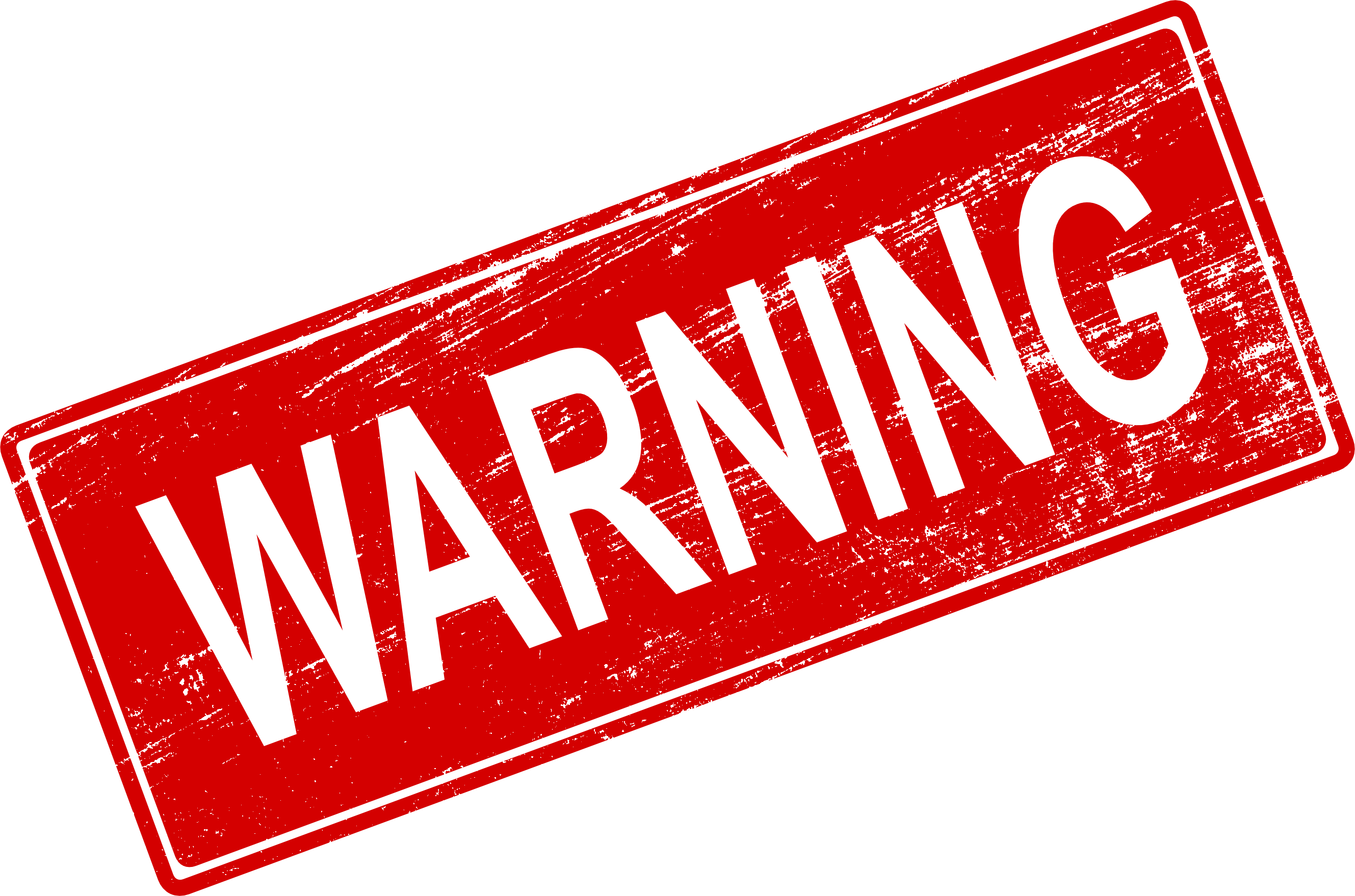 Warning | Jeff Altman, The Big Game Hunter Warning | Jeff Altman, The Big Game Hunter