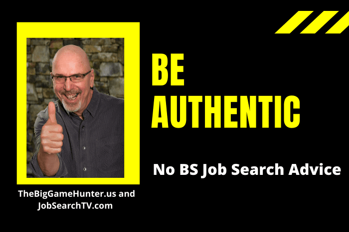 Be authentic