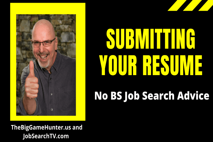 Submitting Your Resume