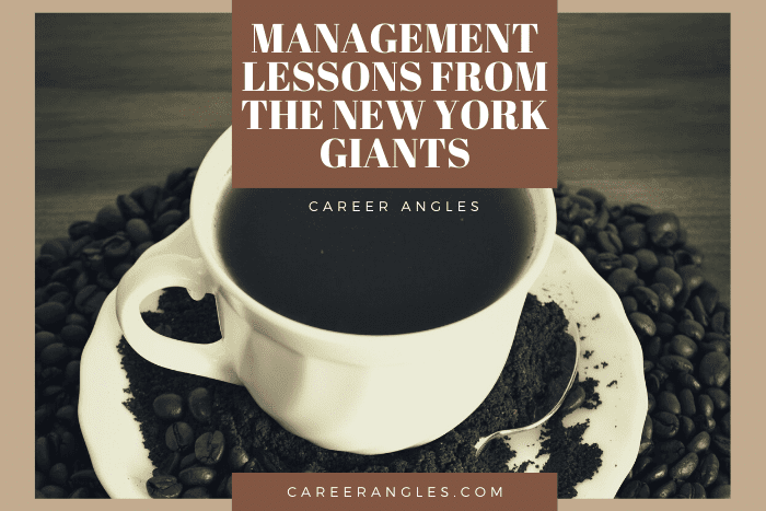Management Lessons from The New York Giants