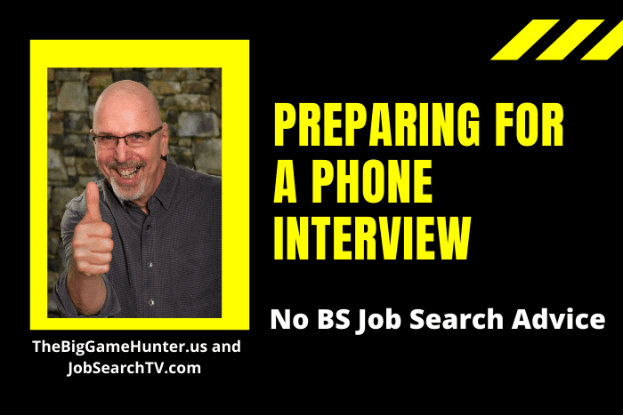 Preparing for a Phone Interview