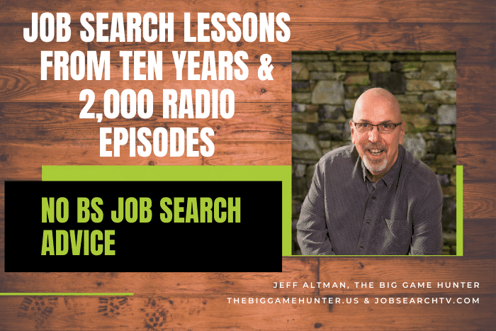 Job Search Lessons From Ten Years & 2,000 Radio Episodes