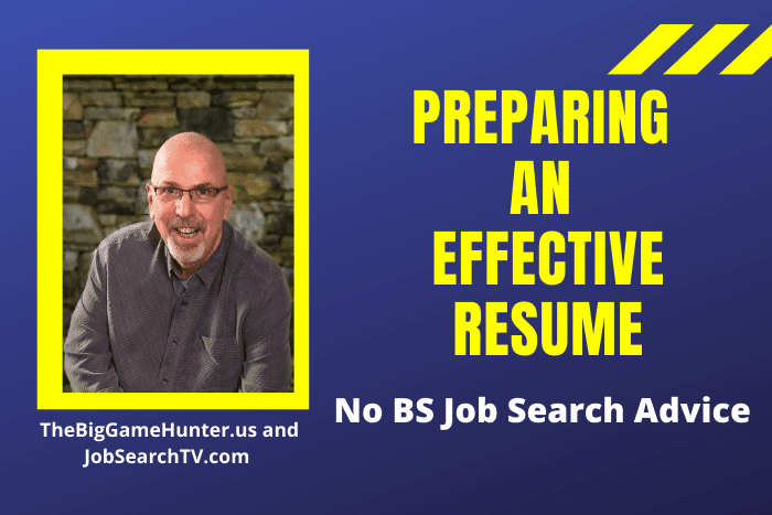 Preparing an Effective Resume