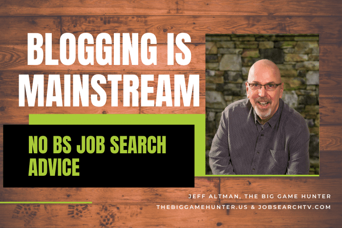 Blogging is mainstream