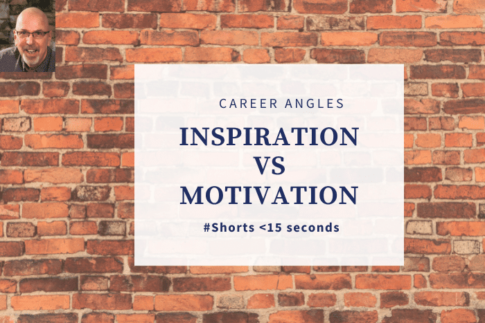 Inspiration vs Motivation | Career Angles | #shorts