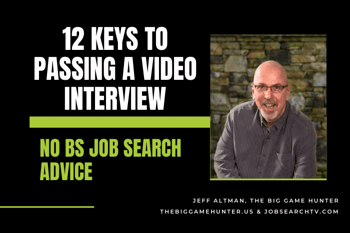 12 Keys to Passing a Video Interview 12 Keys to passing a video interview