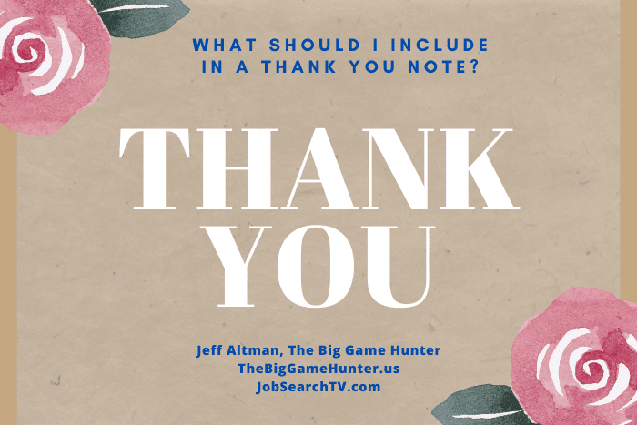 What Should I Include in a Thank You Note?