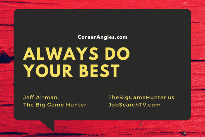 Always Do Your Best