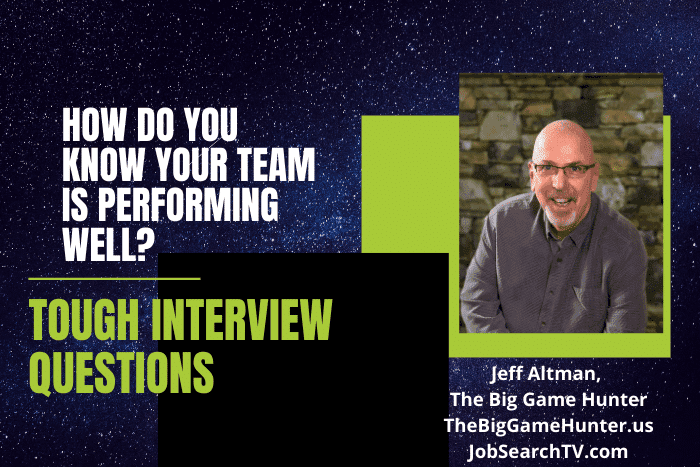 How Do You Know Your Team Is Performing Well