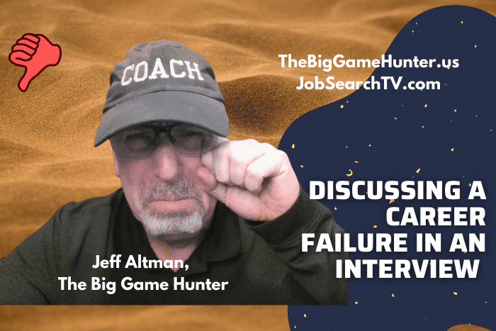 Discussing a Career Failure in an Interview