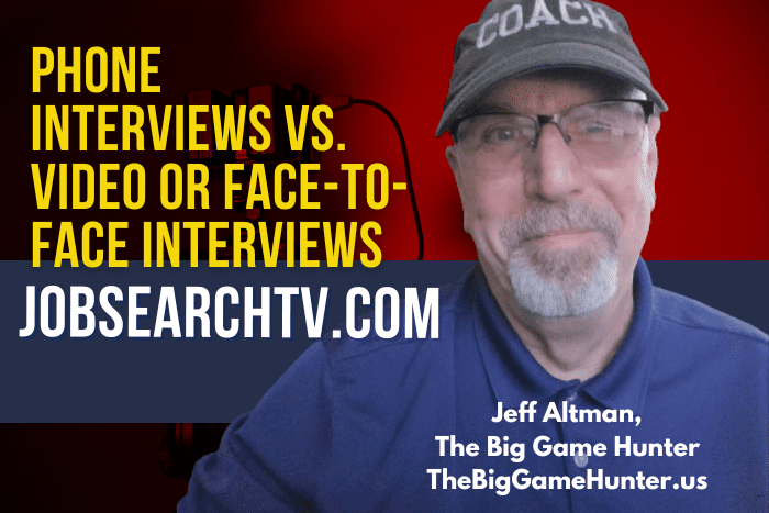 Phone Interviews vs. Video or Face-to-Face Interviews