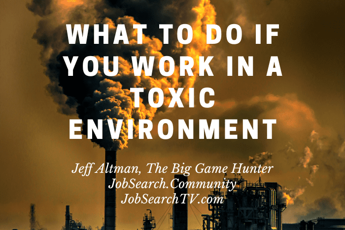 What to Do If You Work In a Toxic Environment