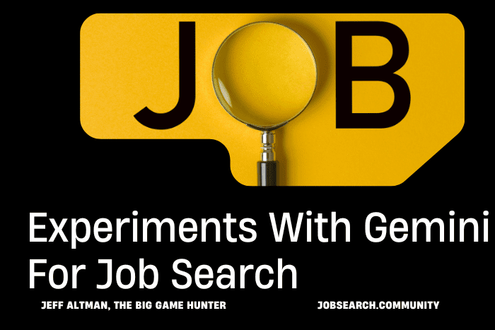 Experiments With Gemini For Job Search