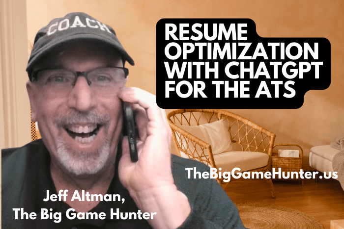 Resume Optimization with ChatGPT for the ATS