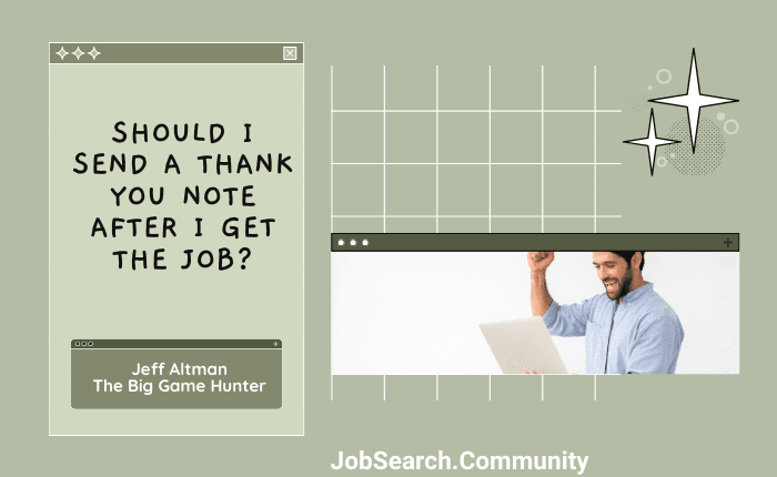 Should I Send a Thank You Note After I Get the Job? #shorts