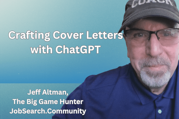 Crafting Cover Letters with ChatGPT