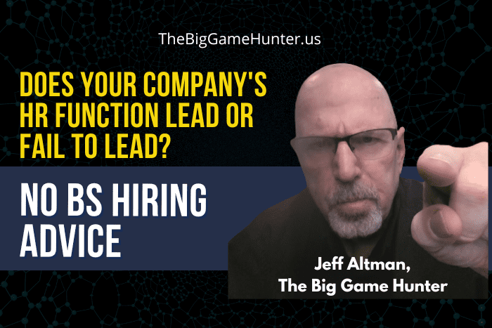 Does Your Company’s HR Function Lead or Fail to Lead Does Your Company's HR Function Lead or Fail to Lead?