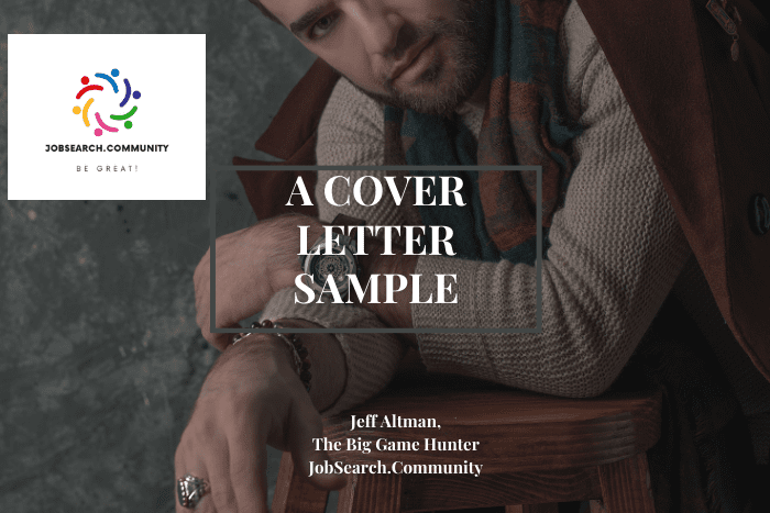 A Cover Letter Sample