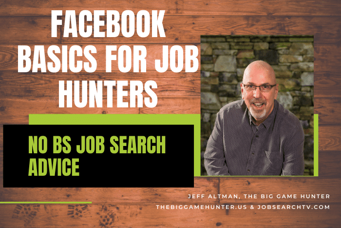 Facebook Basics for Job Hunters