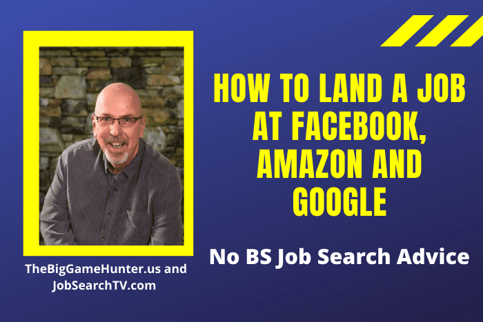 How to Land a Job at Facebook, Amazon and Google