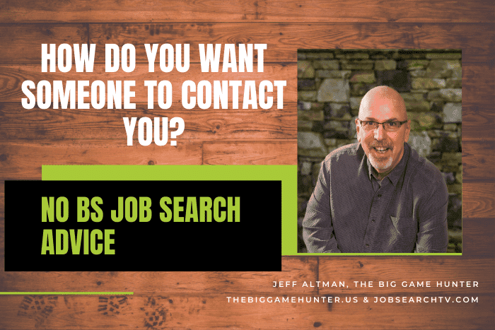 How Do You Want Someone to Contact You?