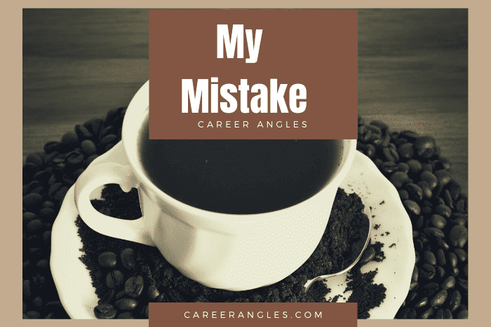 My mistake My mistake