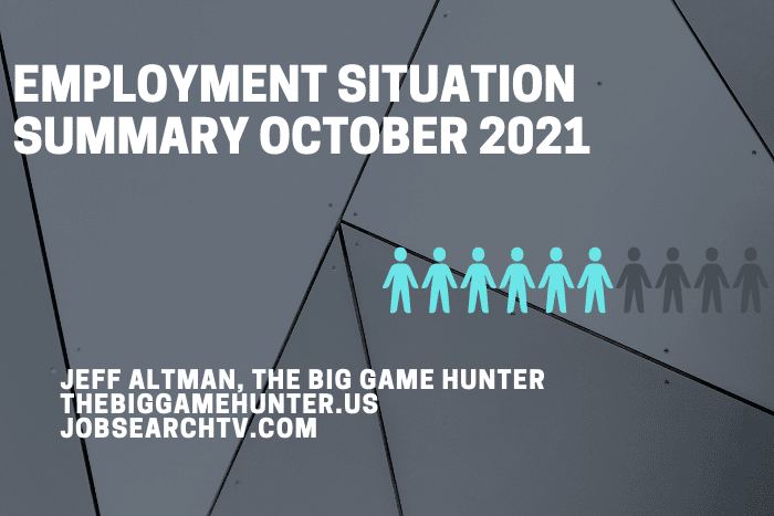Employment Situation Summary October 2021