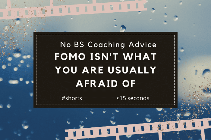FOMO Isn't What You Are Usually Afraid Of
