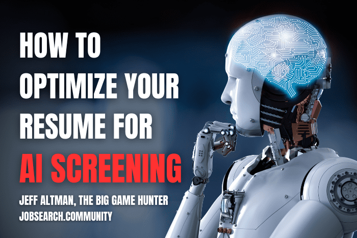 How to optimize your resume for AI screening