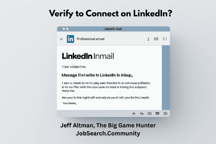 Verify to Connect on LinkedIn